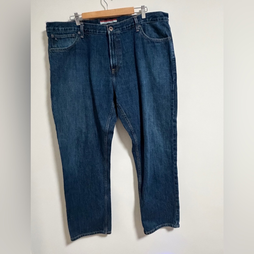 Tommy Hilfiger Men's Dark Blue Straight Jeans - Picture 13 of 16